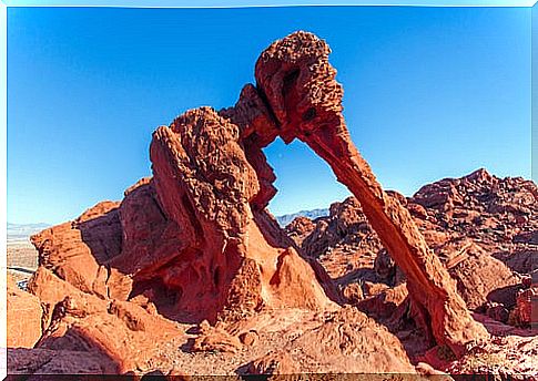 Rock formation in the Valley of Fire