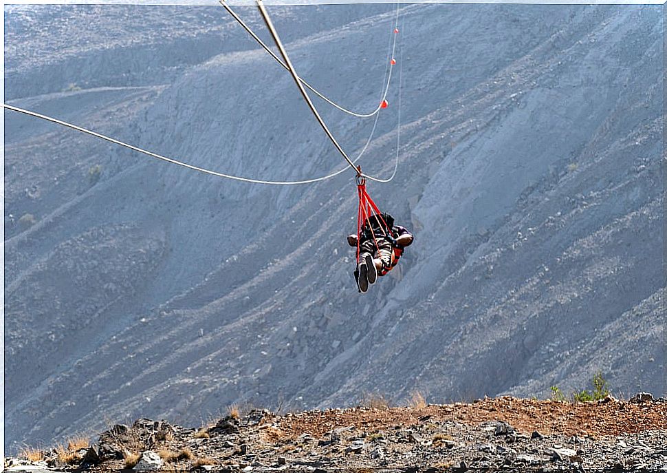 The longest zip line in the world is in ... Dubai!