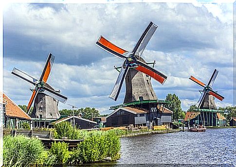 Windmills in Zaanse Schans