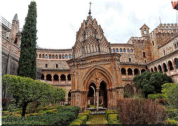 Mudejar cloister of the Royal Monastery of Guadalupe