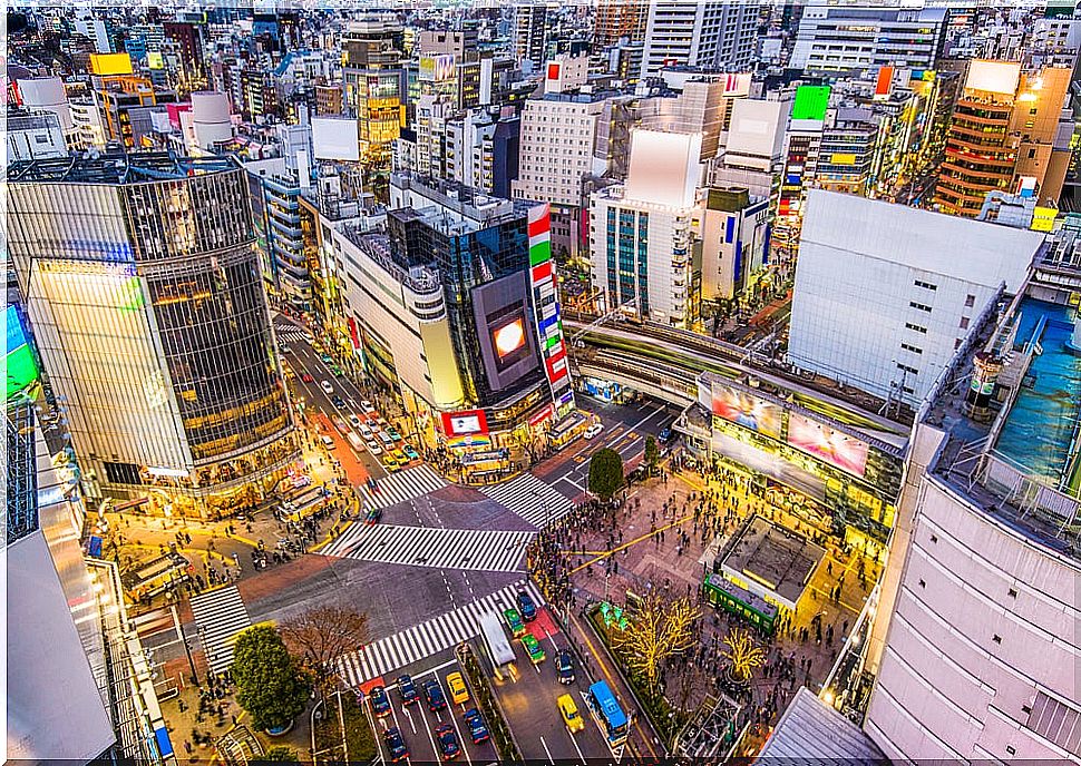 Streets of Tokyo, the safest city in the world