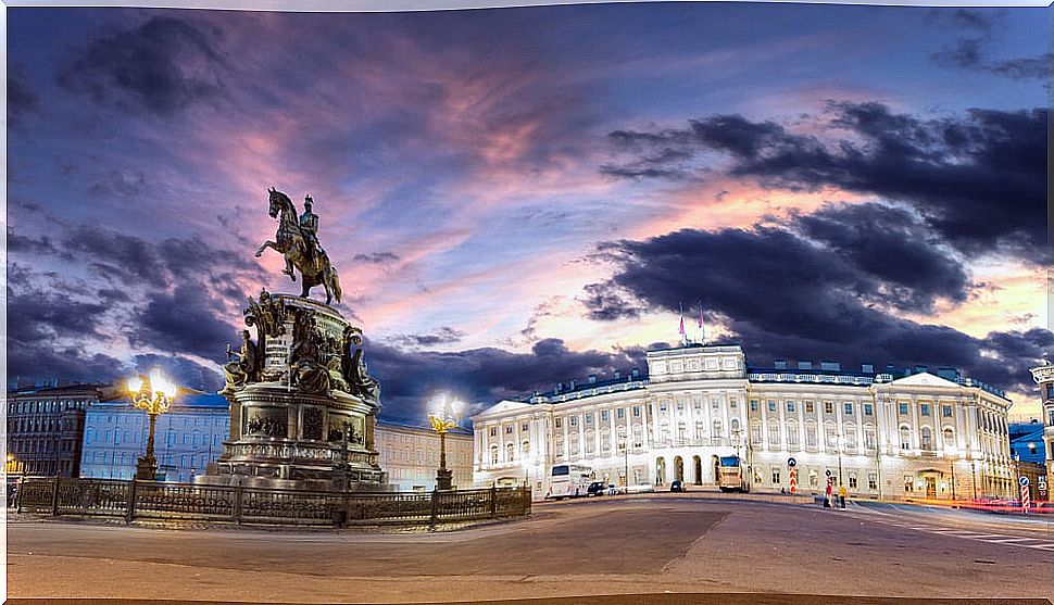 White night in St. Petersburg