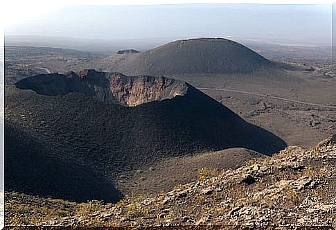 Crater in Timanfaya