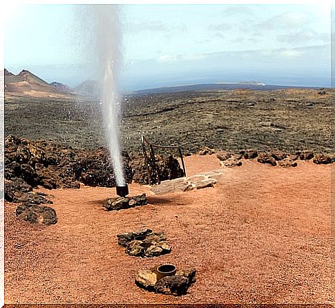 Geyser in Timanfaya