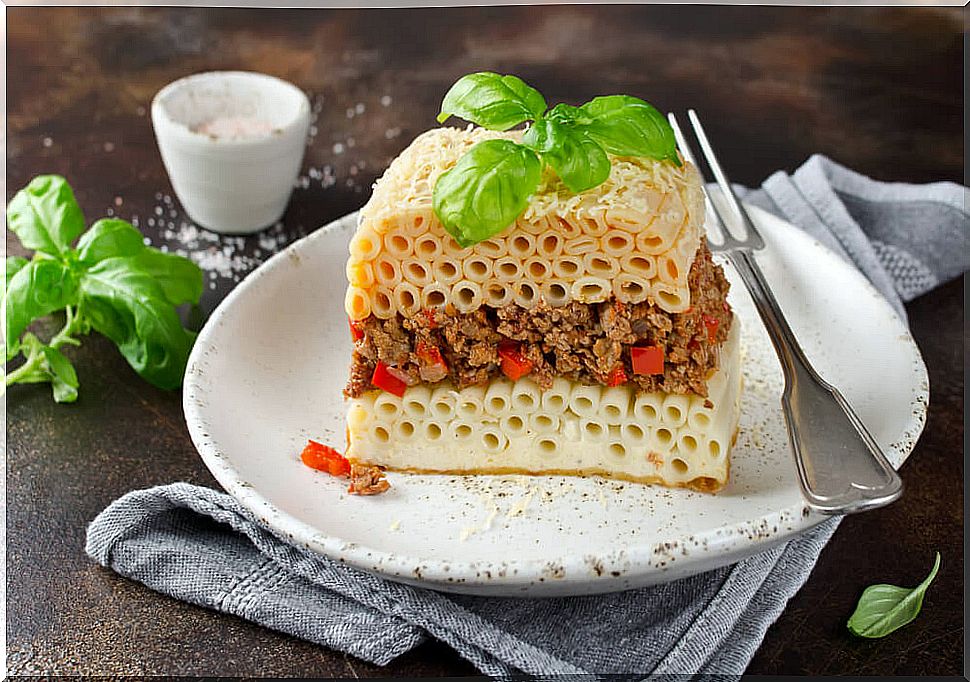 Pastitisio, a dish you have to eat in the Greek islands