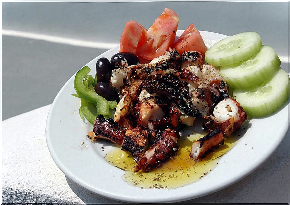 Octopus dish