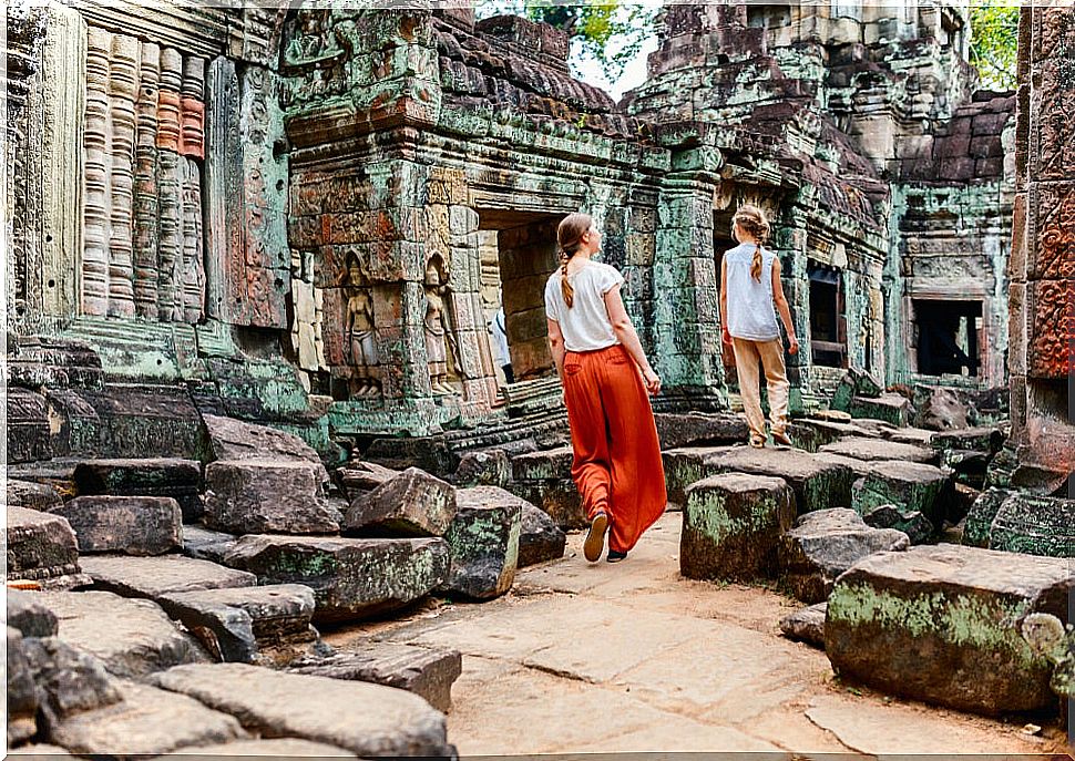 Family at Anngkor Wat