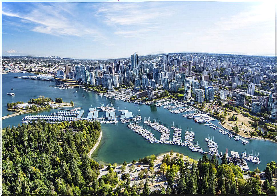 Vancouver, one of the cities with the highest quality of life