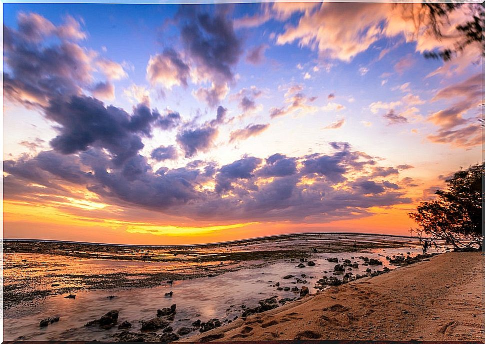 Sunset in the Gili Islands