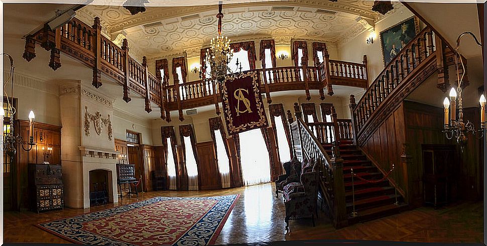 Interior of the Magdalena Palace