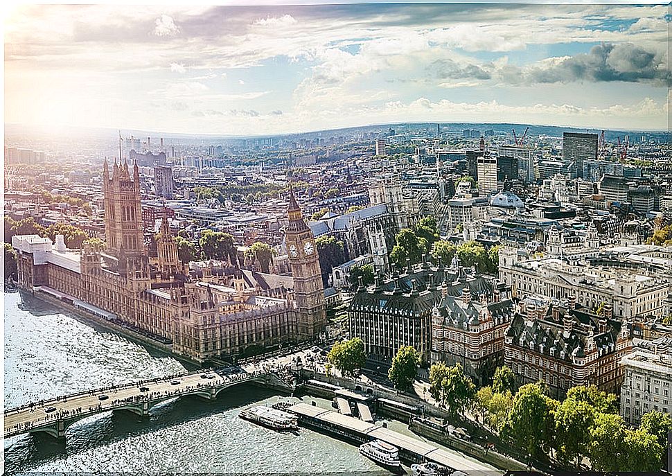 View from London Eye