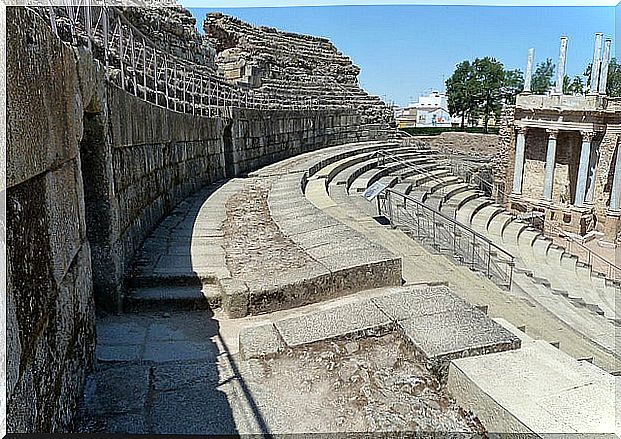 Tier of the Roman Theater of Mérida