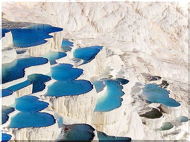 Pamukkale in Turkey, one of the amazing places