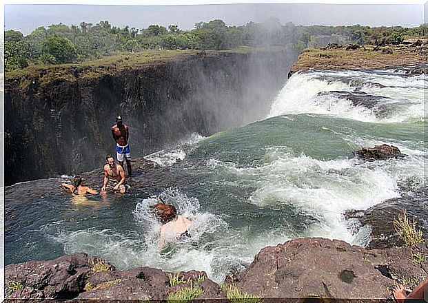 Devisls Pool at Victoria Falls