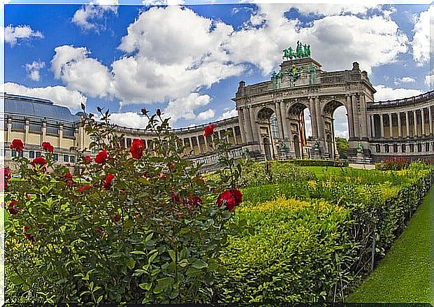 Fiftieth anniversary park, one of the sights in Brussels