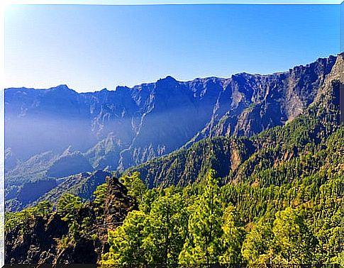 Caldera de Taburiente in La Palma, one of the most beautiful places in Spain