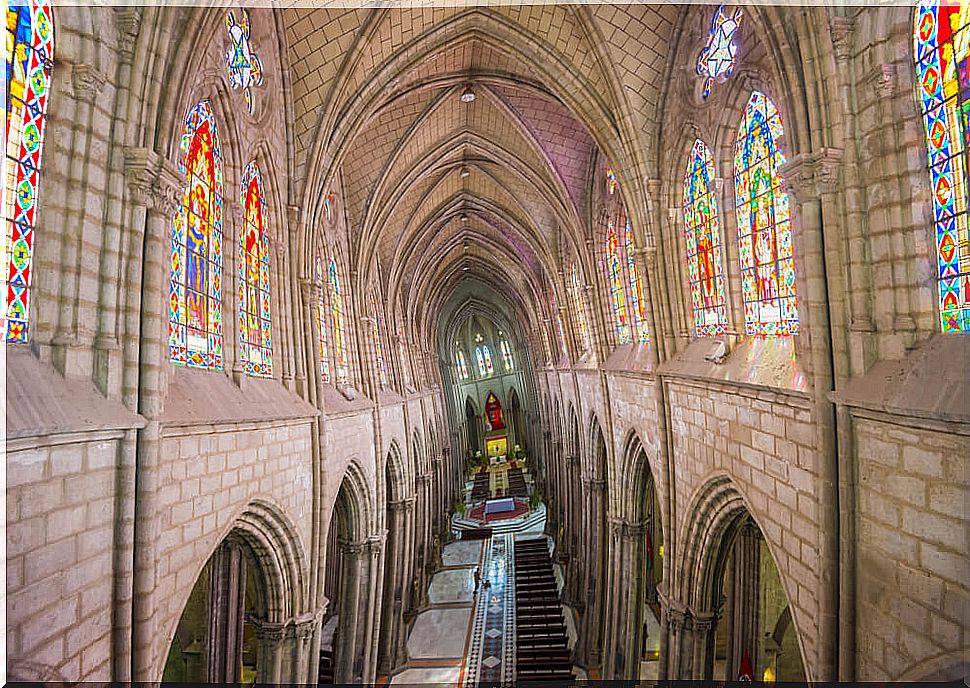 Interior of the Basilica of the National Vow 