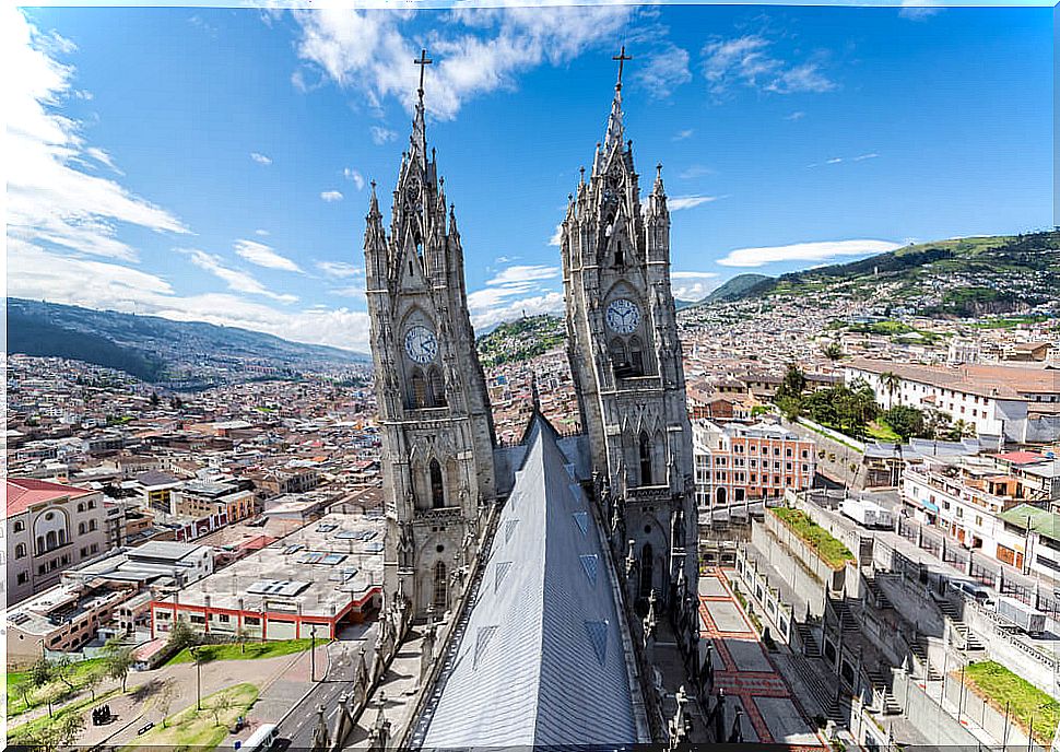 Tower of the Basilica of the National Vow of Quito