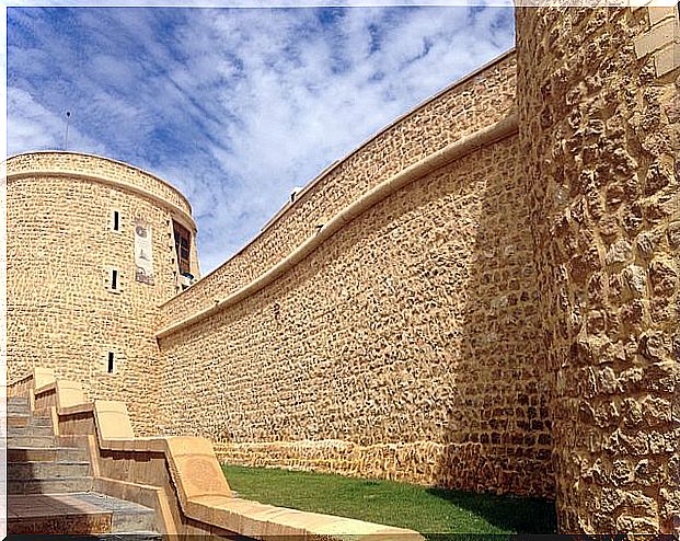 Castle of Santa Ana in Roquetas de Mar 