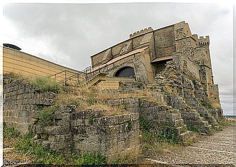 View of Ujué in Navarra