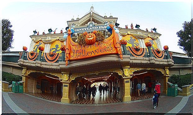 Disneyland Paris on Halloween