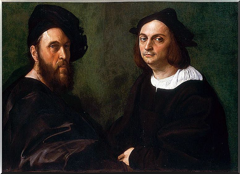 Portrait of Andrea Navagero and Agostino Beazzano de Rafael