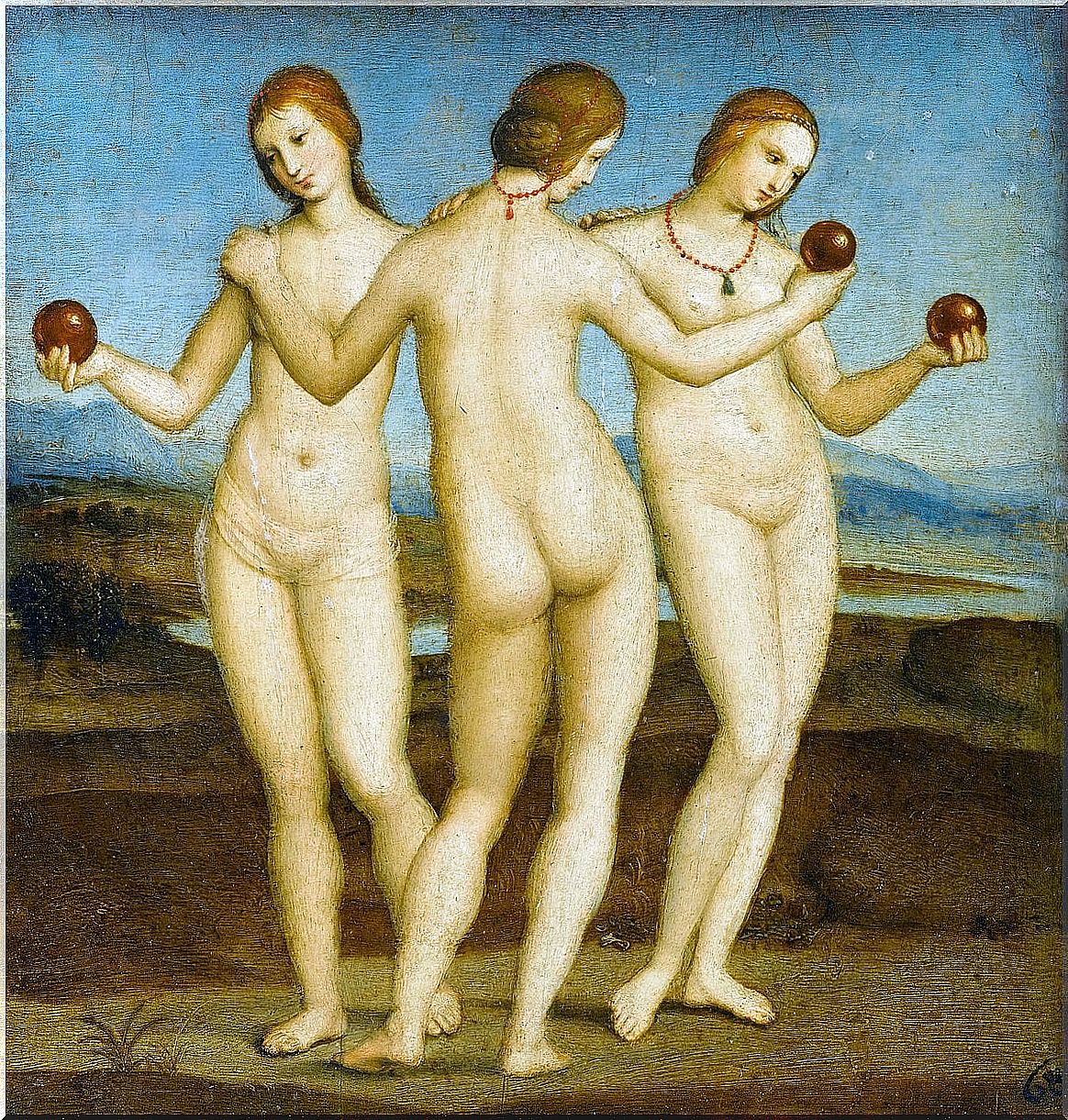 Rafael's three graces